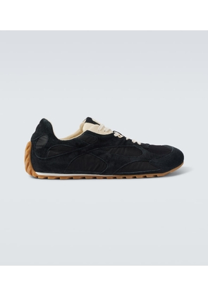 Bottega Veneta Orbit Flash suede-trimmed sneakers