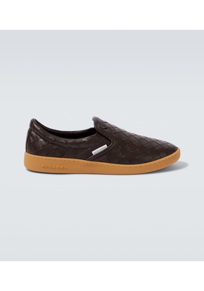 Bottega Veneta Sawyer Intrecciato leather slip-on shoes