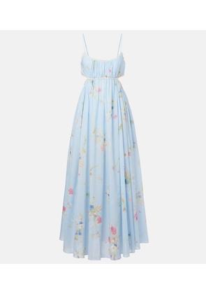 Zimmermann Lucky Picnic floral cotton maxi dress
