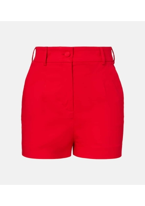 Dolce&Gabbana High-rise cotton-blend shorts
