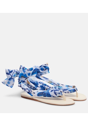Farm Rio Printed thong sandals