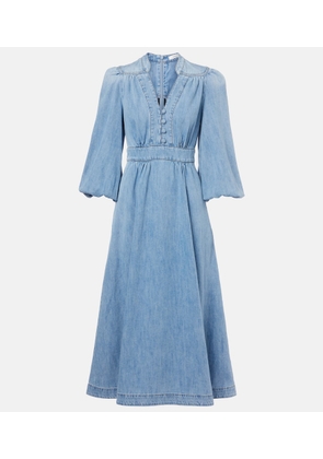 Zimmermann Lucky denim midi dress