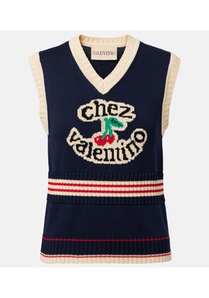 Valentino Chez Valentino cotton sweater vest
