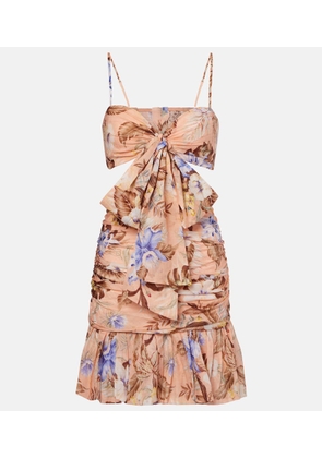 Zimmermann Coco floral cotton minidress