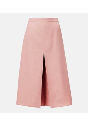 Valentino High-rise wide-leg skort