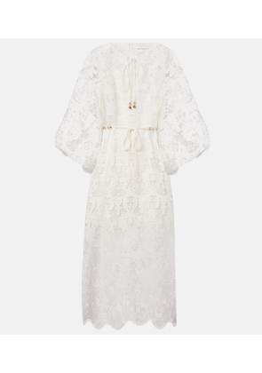 Zimmermann Coco lace midi dress