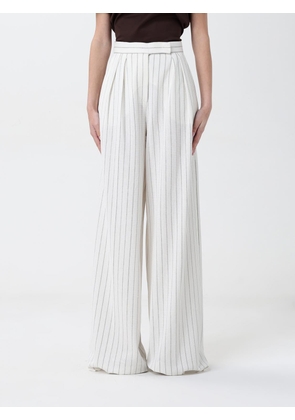 Pants MAX MARA Woman color White