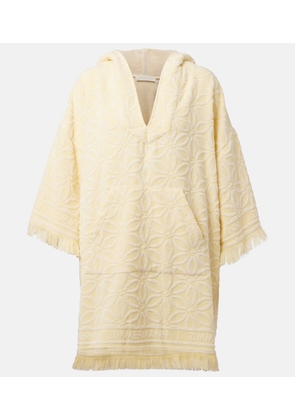 Zimmermann Coco fringed cotton terry beach dress