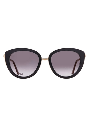 Cartier Trinity Grey Cat Eye Ladies Sunglasses CT0247S 001 54