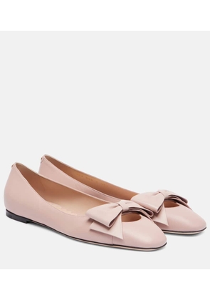 Valentino Garavani Bowow leather ballet flats