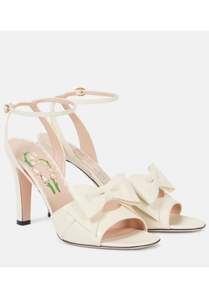 Valentino Garavani Bow-detail leather sandals