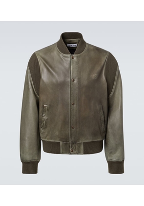Loewe Leather bomber jacket