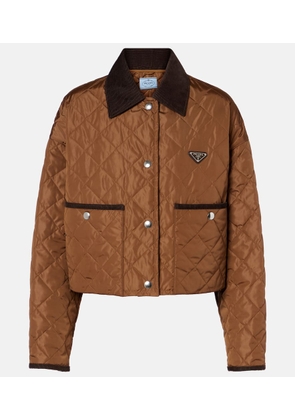 Prada Re-Nylon quilted cropped jacket