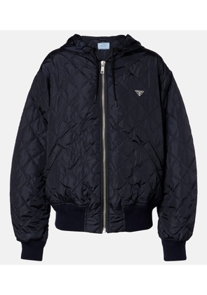 Prada Hooded quilted jacket