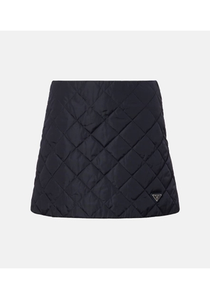 Prada Re-Nylon quilted miniskirt