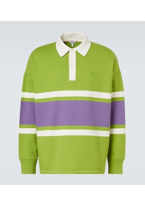 Loewe Striped cotton polo sweater