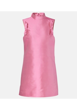 Valentino Silk shantung minidress