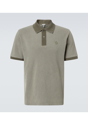 Loewe Anagram cotton pique polo shirt