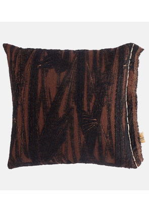 The House of Lyria Ciria embroidered cotton-blend cushion