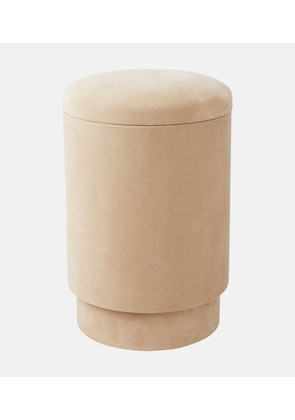 Michael Verheyden Suede stool