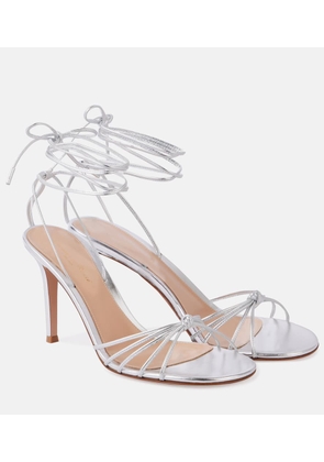 Gianvito Rossi Metallic leather sandals