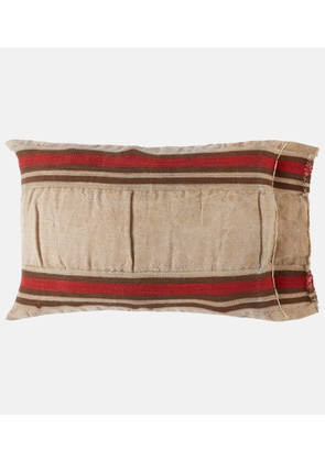 The House of Lyria Clematis linen and cotton cushion