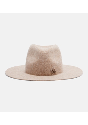 Ruslan Baginskiy Monogram wool-blend felt fedora