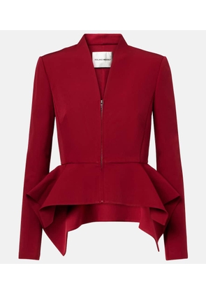 Roland Mouret Peplum crepe jacket