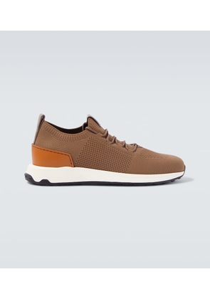 Tod's Leather-trimmed sneakers
