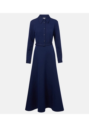Roland Mouret Belted crepe shirt dress