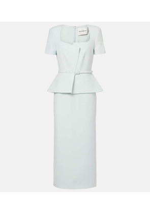 Roland Mouret Wool and slik midi dress