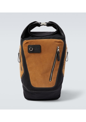Loewe Flex canvas and suede backpack