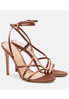 Gianvito Rossi 105 satin crepe sandals