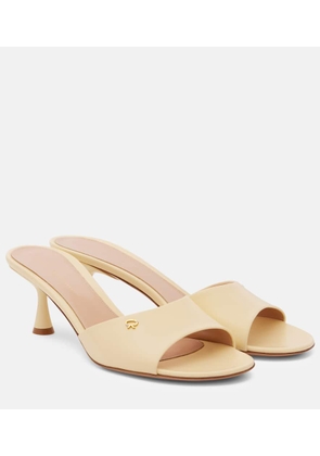 Gianvito Rossi Ascent 55 leather mules