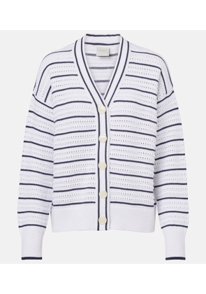 Varley Antonia striped cotton cardigan