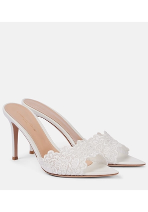 Gianvito Rossi Yvonne 85 lace sandals