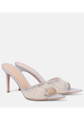 Gianvito Rossi Rania 85 embellished mules