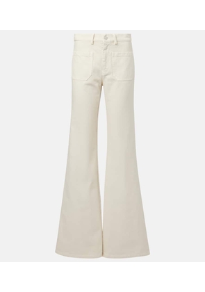 Nili Lotan Florence cotton wide-leg pants