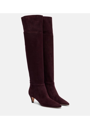 Gianvito Rossi 55 suede knee-high boots