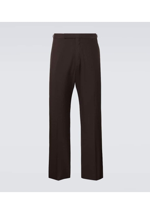Prada Mohair and silk wide-leg pants