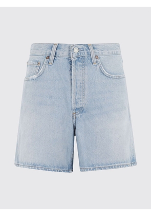 Shorts AGOLDE Woman color Blue