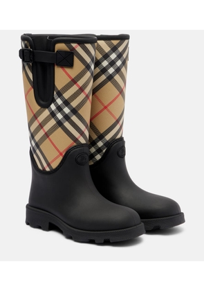 Burberry Marsh Burberry Check rain boots