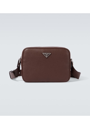 Prada Logo leather shoulder bag