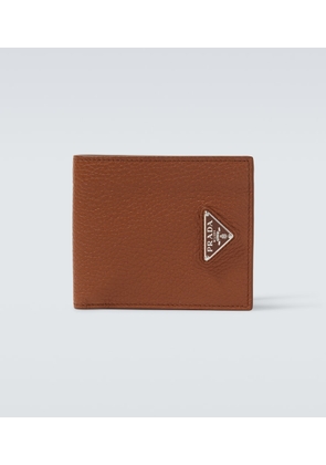 Prada Logo leather wallet