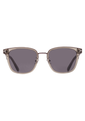 Tom Ford Smoke Square Sunglasses FT1248-K 96A 55