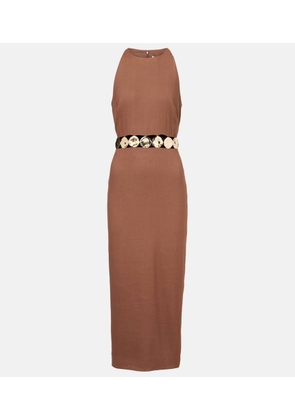Veronica Beard Isla embellished midi dress