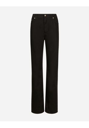 Dolce & Gabbana Loose Denim Jeans - Woman Denim And Jeans Multi-colored 46