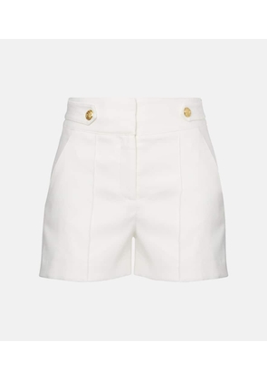 Veronica Beard Runo high-rise linen-blend shorts