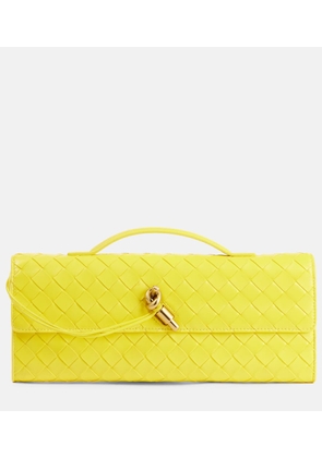 Bottega Veneta Andiamo Intrecciato leather clutch