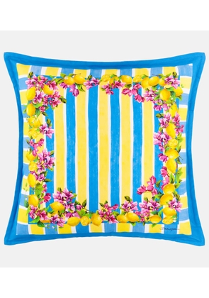 Dolce&Gabbana Casa Taormina striped cotton cushion